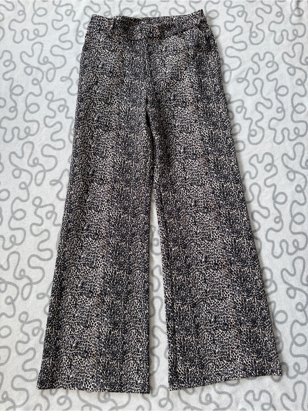 VICI Leopard Print Wide Leg Trouser
